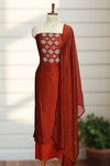 Silk Churidar Material