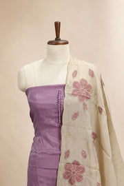 Sequin Drape Silk Churidar Material