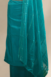 Silk Churidar Material – Golden Thread Work with Sequins
