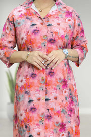 Crape Co-Ord Set – Floral Print