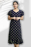 Comfy Cotton Night Dress – Printed Perfection