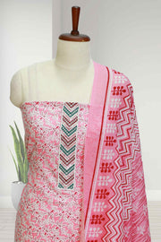 Cotton Churidar Material – Elegant Floral Charm
