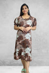 Night Dress-Semi Chiffon