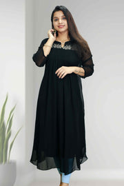 Elegant Flared Georgette Top