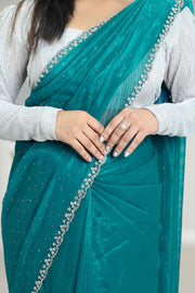 Fancy Saree with Stone Work