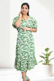 Semi Chiffon Night Dress