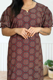 Printed Cotton  Nightdress