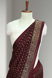 Fancy Saree – Golden Print