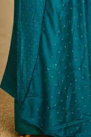 Silk Churidar Material – Stone with Mirror Work