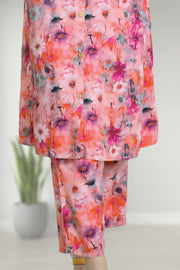 Crape Co-Ord Set – Floral Print