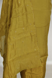 Silk Churidar Material-Sequins Work
