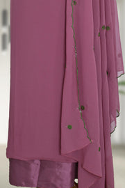 Floral Embroidered Sequinned Georgette Unstitched Churidar Material