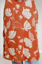 Elegant Floral Cotton Kurti