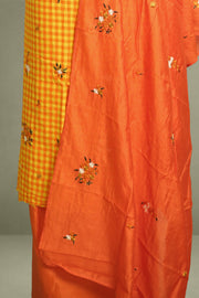Madrasi Check Cotton Churidar Material