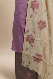 Sequin Drape Silk Churidar Material