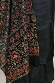 Silk Churidar Material with Button Design