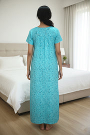 N Style Nighty – Printed Cotton