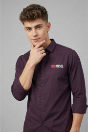 Men’s Back Print Shirt – Imported Twill Linen