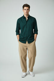 SSS Classic Satin Cotton Casual Shirt