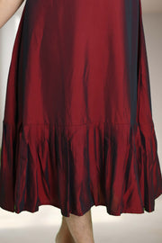 A-Line Kurti in Soft Silk with Embroidery Work