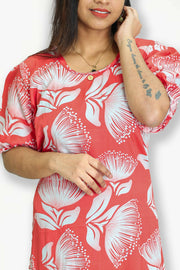 Night Dress-Floral Print