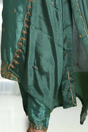 Silk Churidar with Stone Work