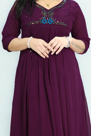 Flared Top – Beads, Thread & Sequins Work