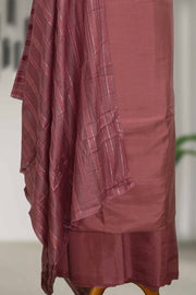 Silk Churidar Material with Golden Embroidery Thread