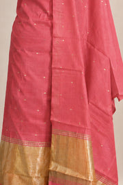 Golden Kasavu Silk Churidar Material