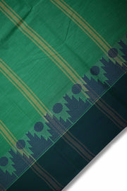 Handloom Cotton Saree – Temple Design