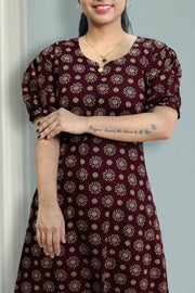 Cotton Night Dress – Free Size