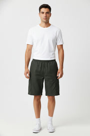 Desi Factory Cargo Shorts – Plain with Pocket