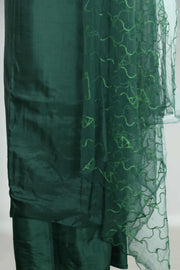 Elegant Silk Churidar Material-Floral Print