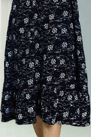 Cotton Night Dress with Smocking Design