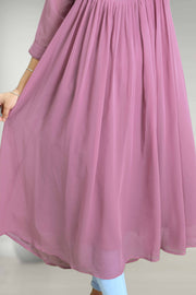 Georgette Flared Top - Stone Work