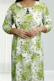 Printed Rayon Feeding Top