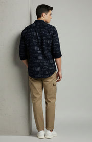 Harbour Men’s Rayon Printed Casual Shirt