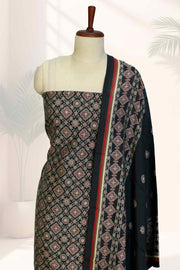 Elegant Ajrakh Print Modal Silk Churidar Set
