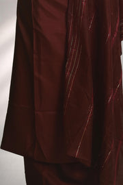 Silk Churidar Material – Golden Thread Work with Sequins