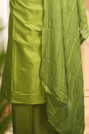 Silk Churidar Material – Golden Thread Work with Sequins