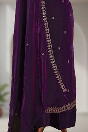 Fendy Churidar Material with Golden Embroidery & Sequins Work