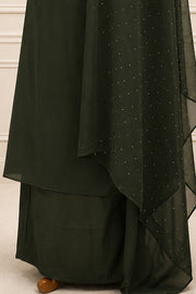 Georgette Churidar Material – Golden Thread Work