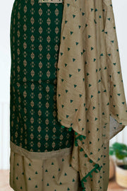 Cotton Churidar Material with Tie Work & Sequins