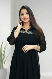 Elegant Flared Georgette Top