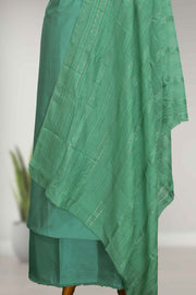 Silk Churidar Material with Sequin & Golden Thread Embroidery