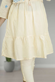 Cotton Long Top with Overcoat Style