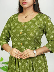 Pure Rayon Material, Round Neck, 3/4 Sleeves - Only ₹297