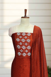Silk Churidar Material
