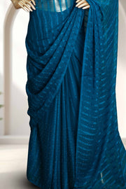 Fancy Chiffon Saree with Stone Work