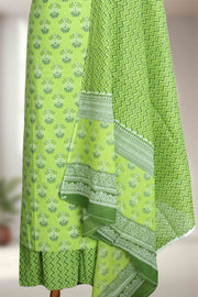 Cotton Churidar Material – Floral Print